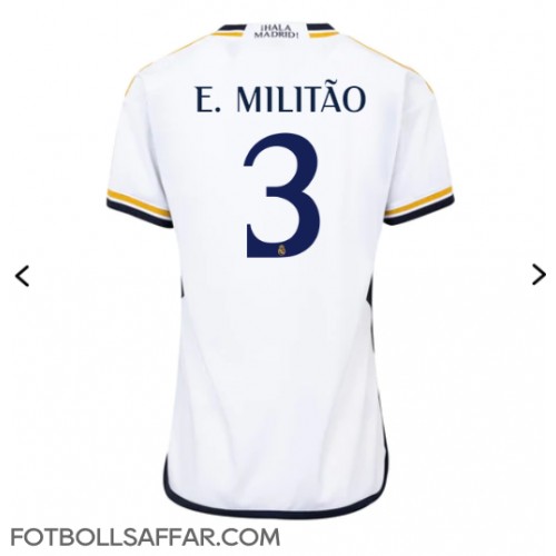 Real Madrid Eder Militao #3 Hemmatröja Dam 2023-24 Kortärmad